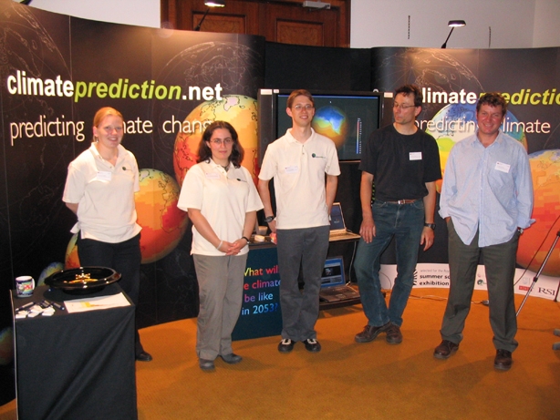 Tím členov climateprediction.net v Royal Society